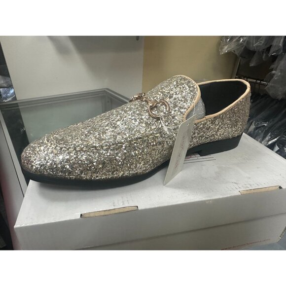 NIB Men's Bravo Prom Party Dress Loafer, Gold LAST ONE 9M - Picture 2 of 7